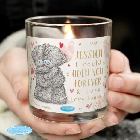 Personalised Hold You Forever Me to You Bear Scented Jar Candle Extra Image 3